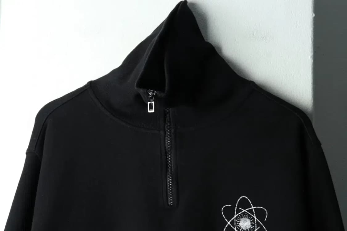 (L) 메종 미네드 맨투맨 티셔츠 터틀넥 블랙 올드스쿨-1618A 상품이미지3