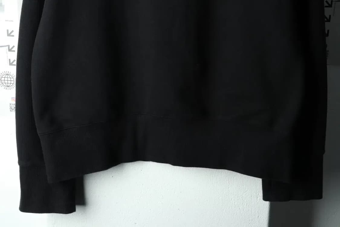 (L) 메종 미네드 맨투맨 티셔츠 터틀넥 블랙 올드스쿨-1618A 상품이미지4