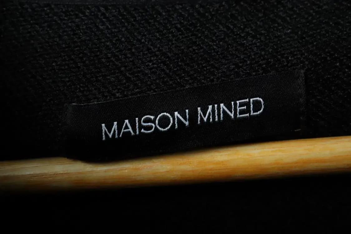 (L) 메종 미네드 맨투맨 티셔츠 터틀넥 블랙 올드스쿨-1618A 상품이미지8