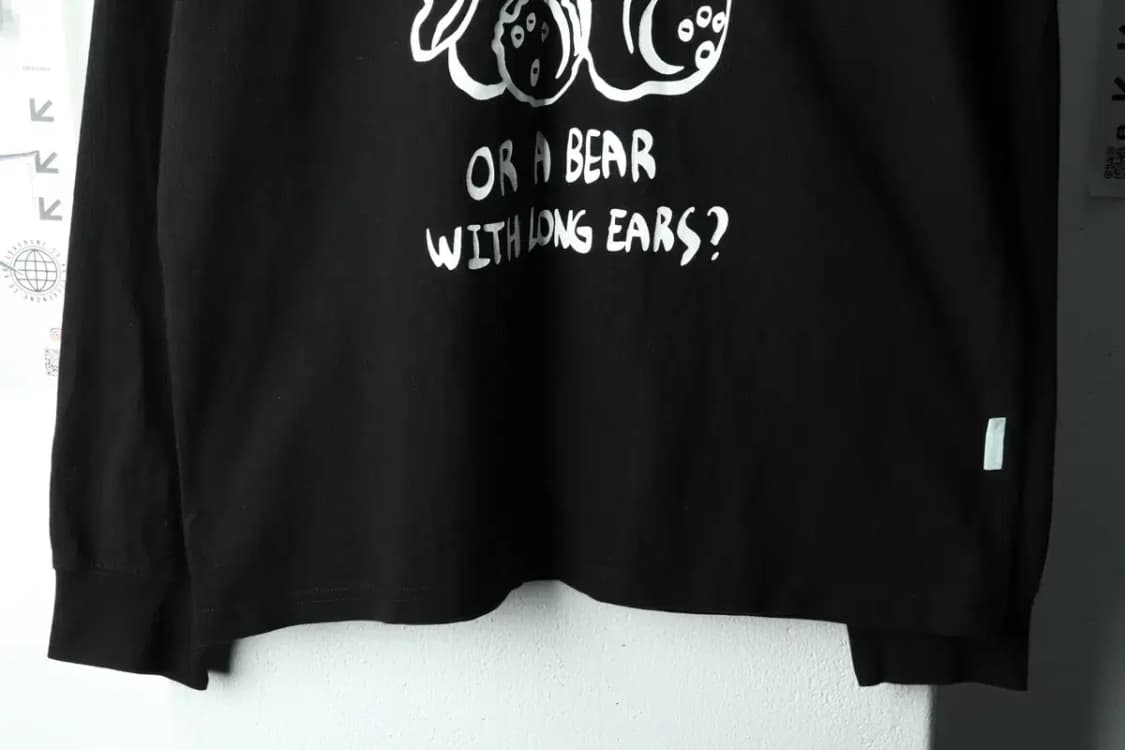 (S-M) 나이스고스트클럽 긴팔티셔츠 블랙 올드스쿨-1618C 상품이미지4