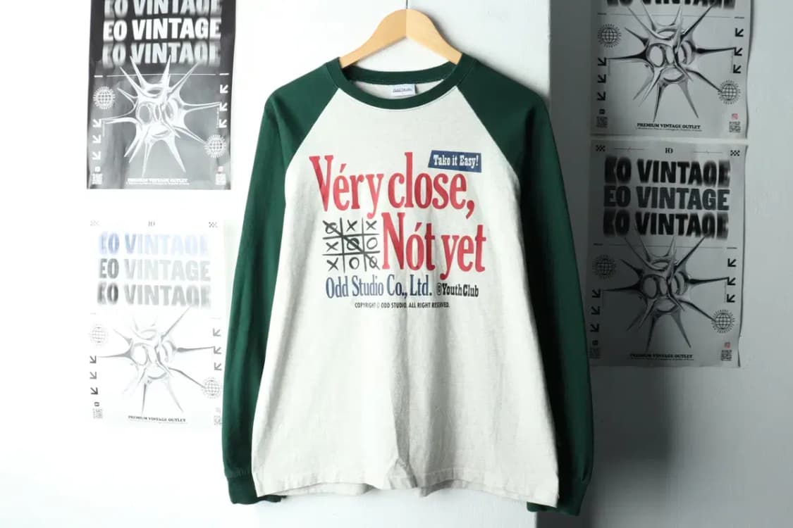 (M-L) 오디디 스튜디오 긴팔티셔츠 나그랑 그린 올드스쿨-1618D 상품이미지2