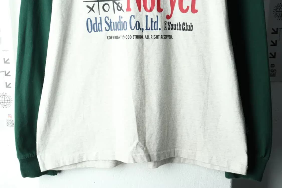 (M-L) 오디디 스튜디오 긴팔티셔츠 나그랑 그린 올드스쿨-1618D 상품이미지4