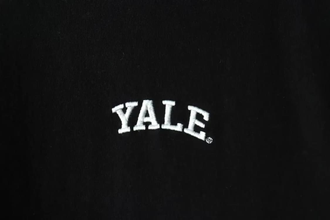 (L-XL) 예일 긴팔티셔츠 블랙 기본-1618E 상품이미지5