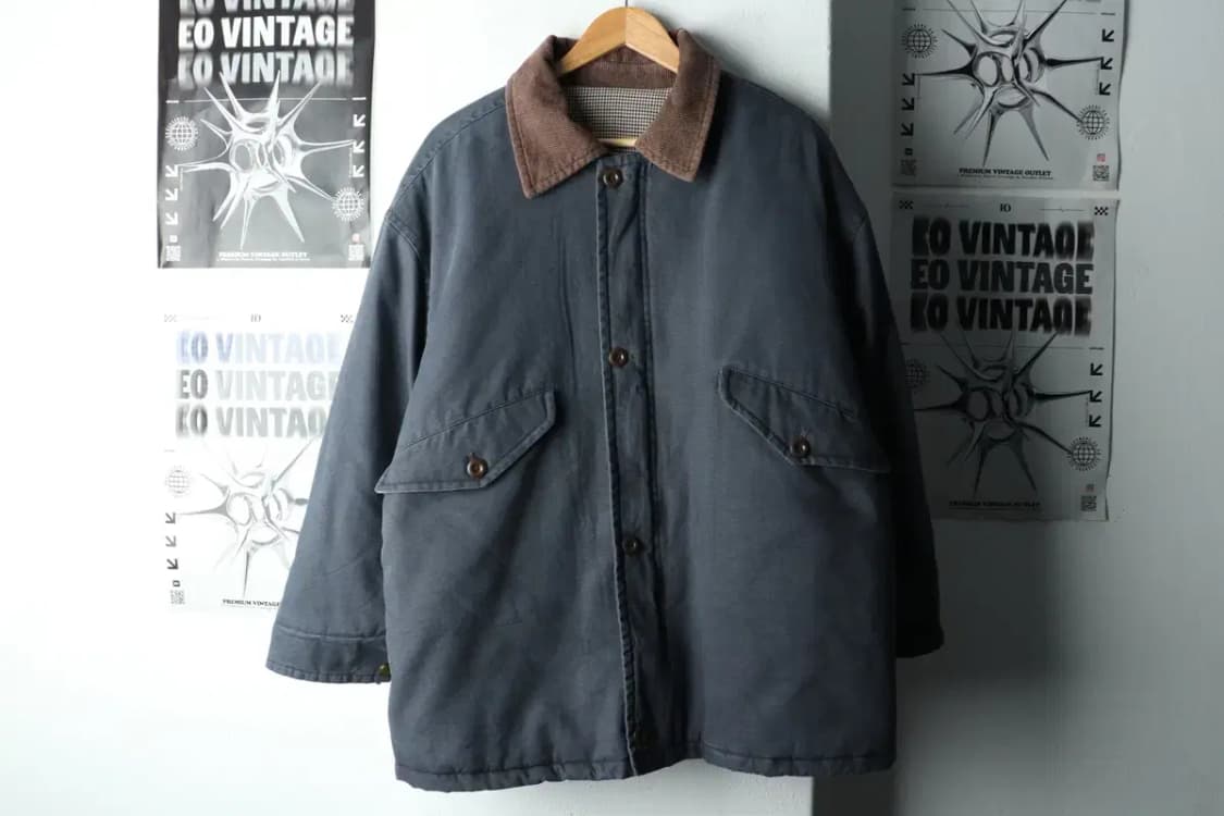 (S-M) 오로 집업 바람막이 점퍼자켓 워크 차콜 누빔-16190 상품이미지2