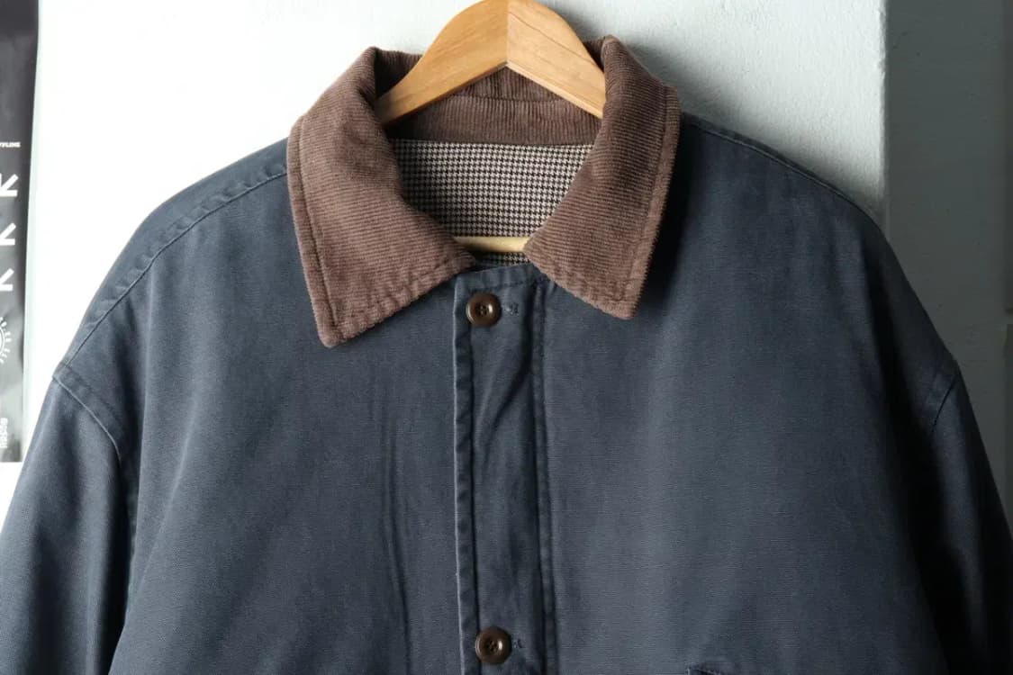 (S-M) 오로 집업 바람막이 점퍼자켓 워크 차콜 누빔-16190 상품이미지3