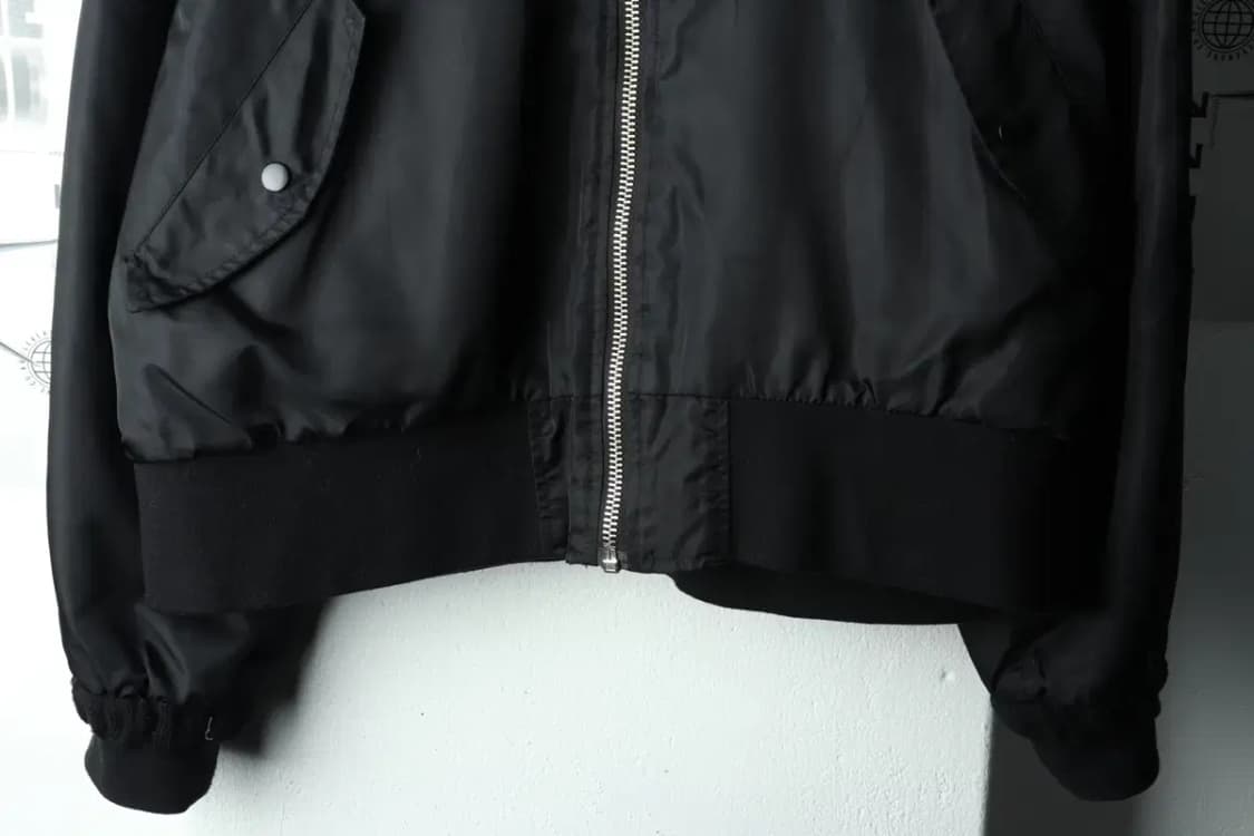 (M-L) 제멋 집업 바람막이 점퍼자켓 항공 마원 블랙 Ma1-16192 상품이미지4
