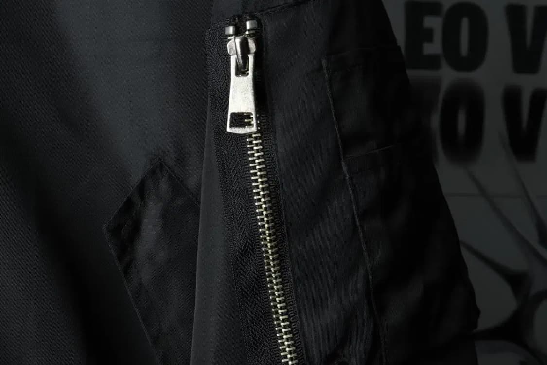 (M-L) 제멋 집업 바람막이 점퍼자켓 항공 마원 블랙 Ma1-16192 상품이미지5