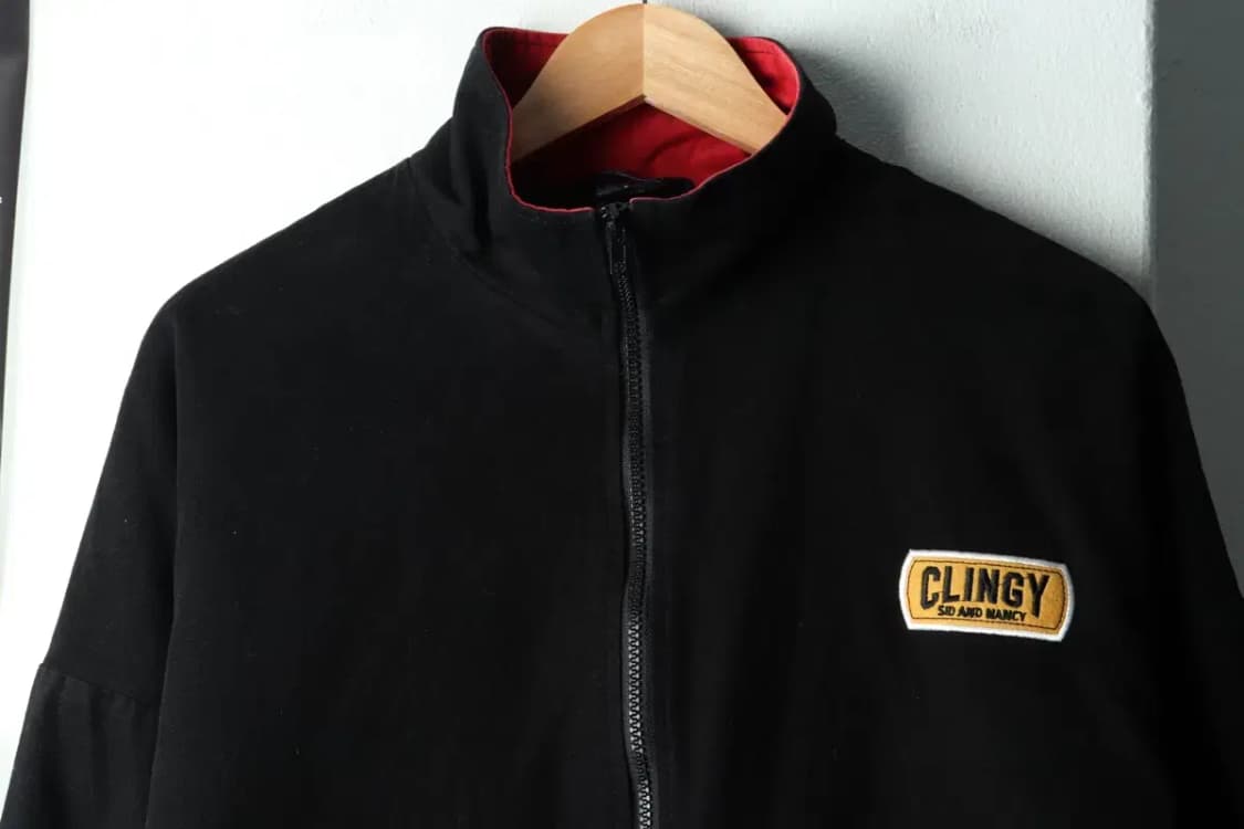 (L) 집업 바람막이 점퍼자켓 블랙 봄버 올드스쿨-16193 상품이미지3