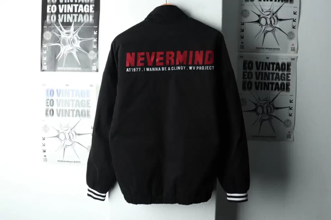 (L) 집업 바람막이 점퍼자켓 블랙 봄버 올드스쿨-16193 상품이미지6