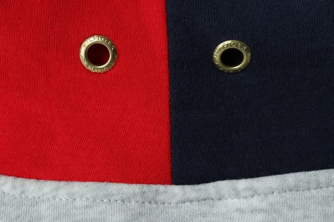 W(L-XL) 타미힐피거 맨투맨 티셔츠 반폴라 나그랑 멜란지-161D1 상품이미지6