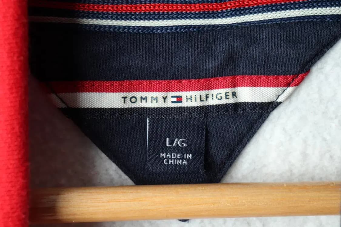 W(L-XL) 타미힐피거 맨투맨 티셔츠 반폴라 나그랑 멜란지-161D1 상품이미지7