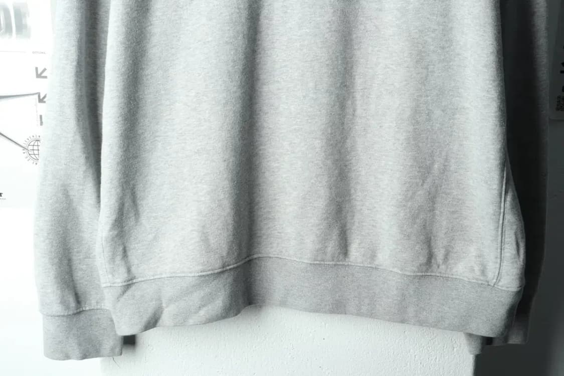 (L-XL) 나이키 맨투맨 티셔츠 크루넥 그레이 올드스쿨-161D2 상품이미지4