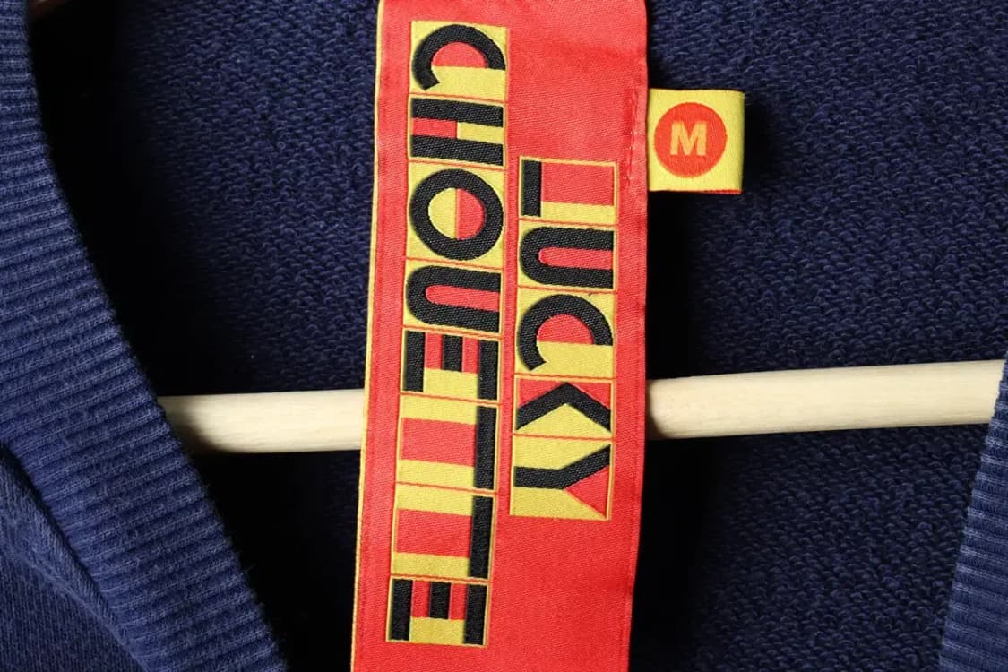 W(M-L) 럭키슈에뜨 맨투맨 티셔츠 사용감 나그랑 네이비-161D4 상품이미지6