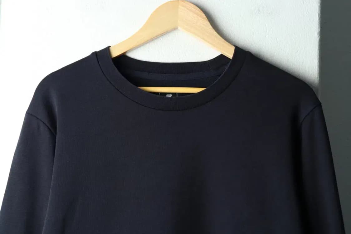 (XL) 빈폴 맨투맨 티셔츠 무지 네이비-161D5 상품이미지3