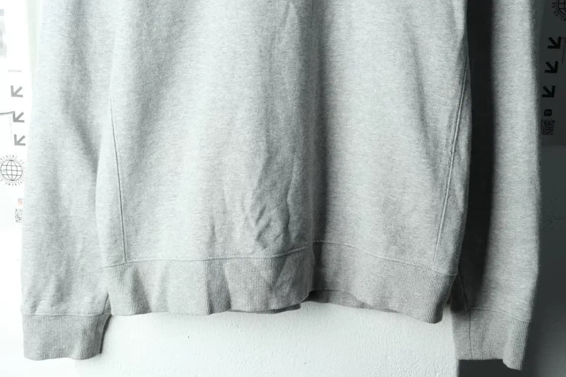 (M-L) 나이키 맨투맨 티셔츠 크루넥 그레이 올드스쿨-161D6 상품이미지4