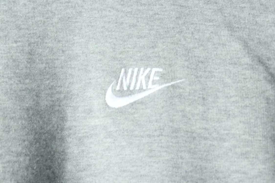 (M-L) 나이키 맨투맨 티셔츠 크루넥 그레이 올드스쿨-161D6 상품이미지5