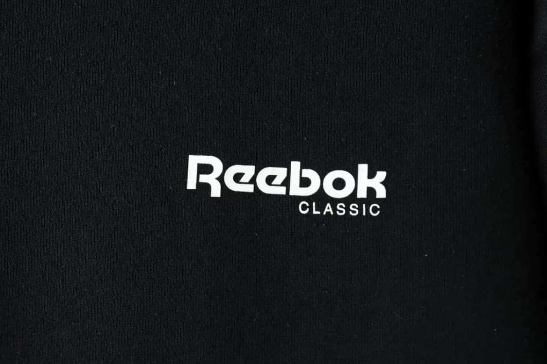 (2XL) 리복 맨투맨 티셔츠 빅사이즈 블랙 기모 올드스쿨-161D8 상품이미지5