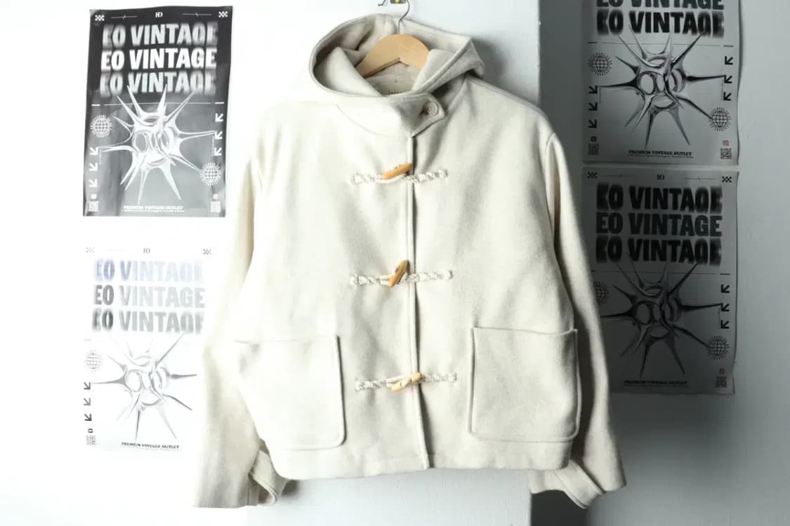 W(F) 브랜드빈티지 코트자켓 떡볶이 더플 크림컬러 숏-16198 상품이미지2