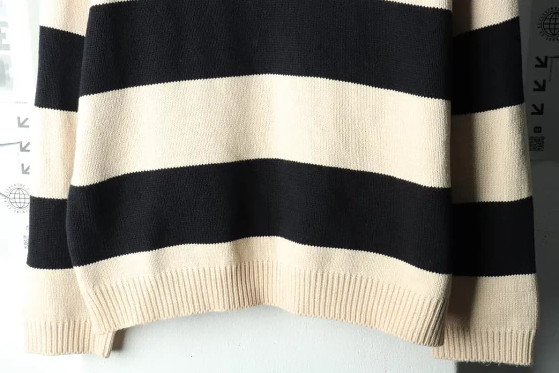 (L-XL) 어반드레스 니트 카라 스트라이프 쿠앤크-1619C 상품이미지4