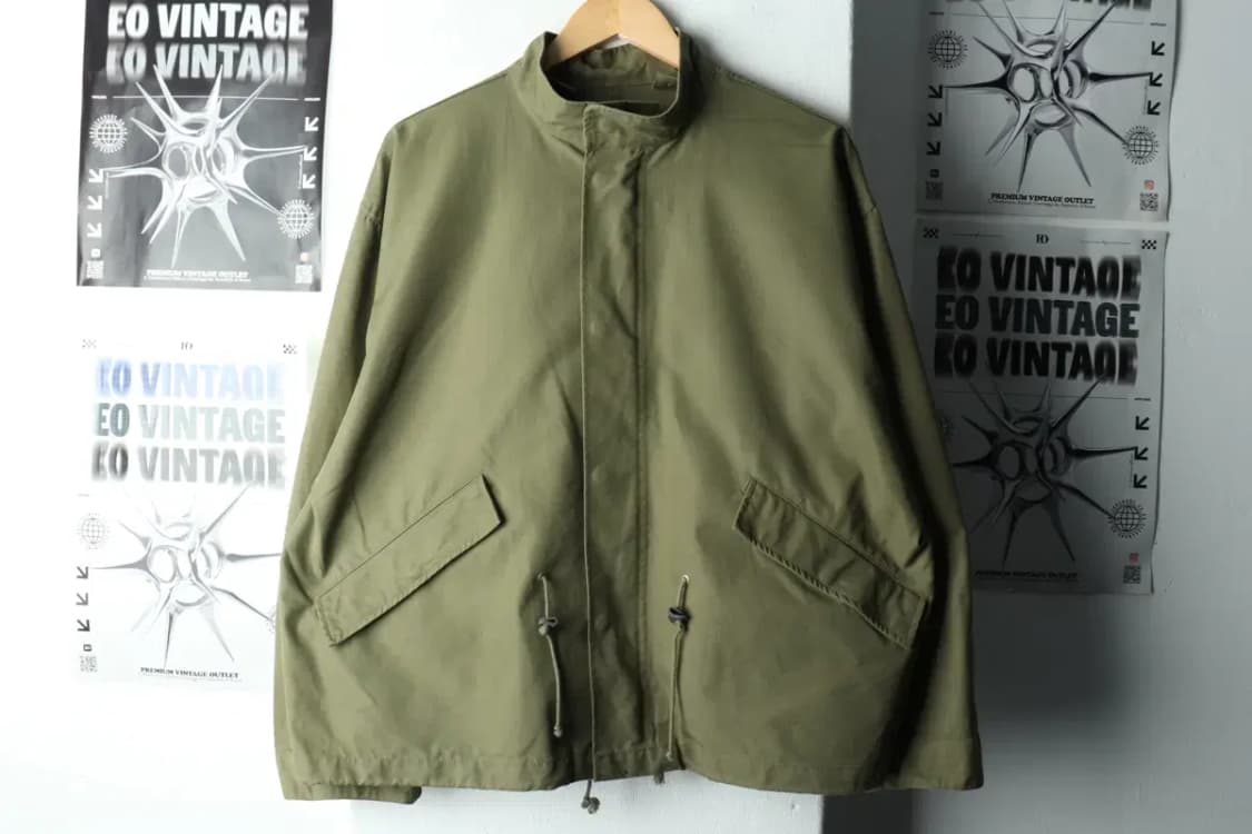 (M-L) 유니폼 브릿지 집업 바람막이 점퍼자켓 크롭 카키-161A0 상품이미지2