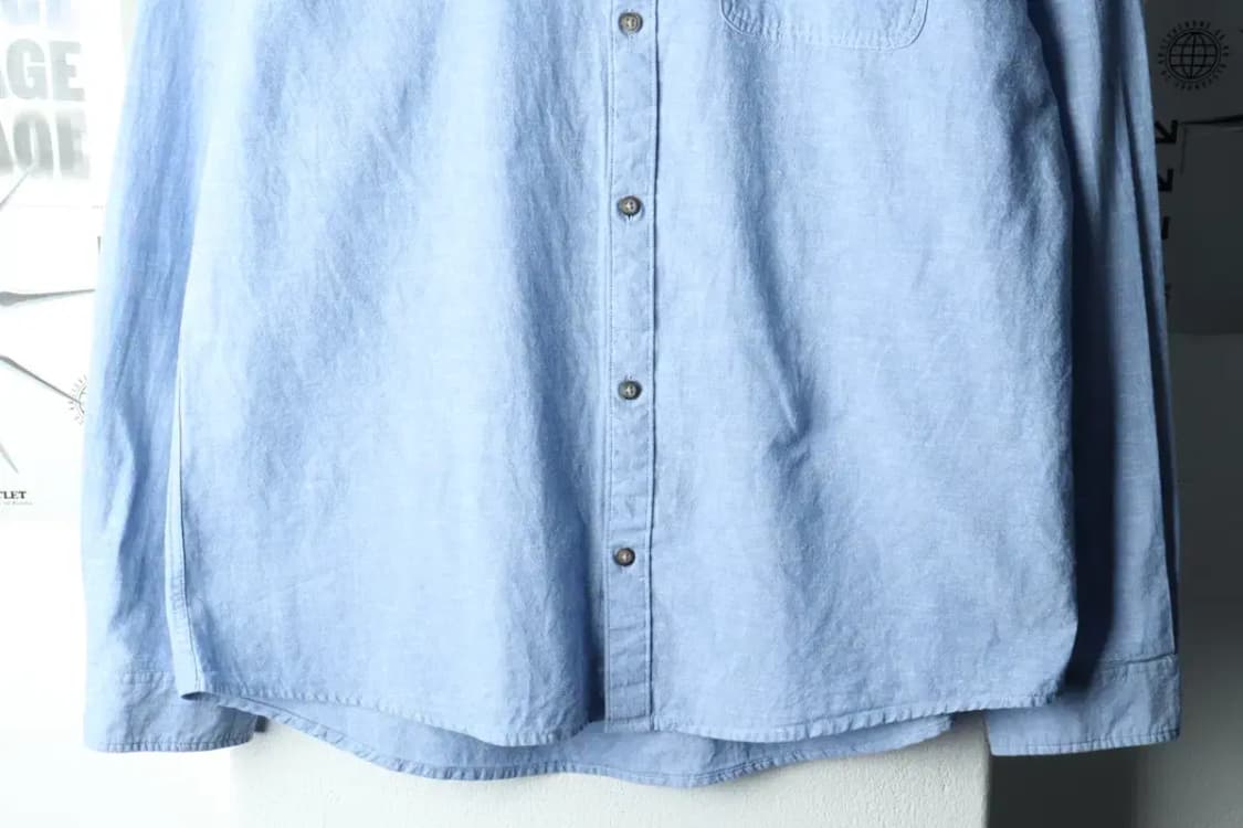 (L) 타미힐피거 셔츠 남방 연블루 린넨 마-161A2 상품이미지4