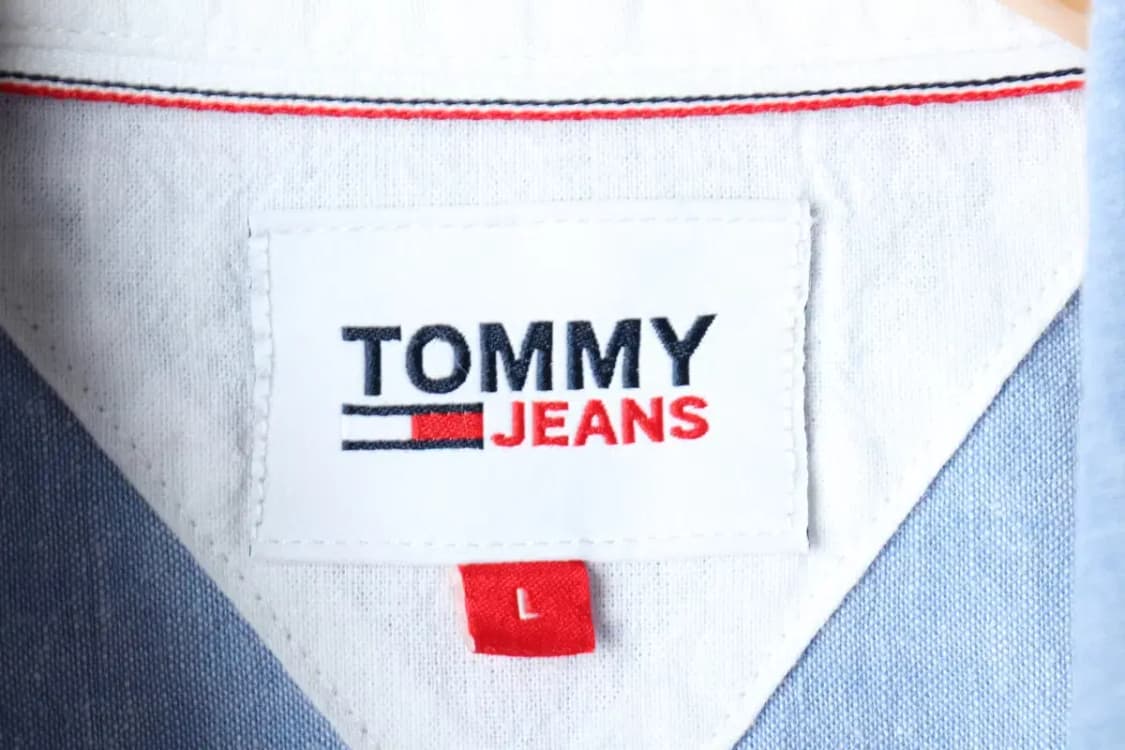 (L) 타미힐피거 셔츠 남방 연블루 린넨 마-161A2 상품이미지6