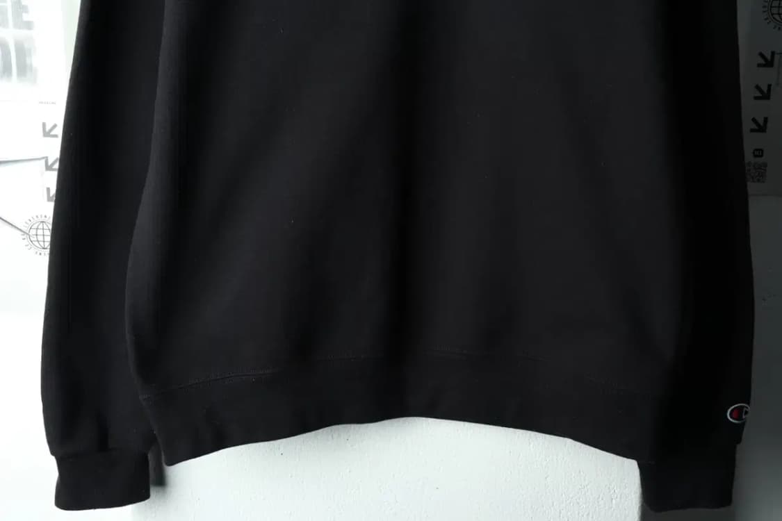 (XL) 챔피온 맨투맨 티셔츠 블랙 기모 올드스쿨-161A5 상품이미지4