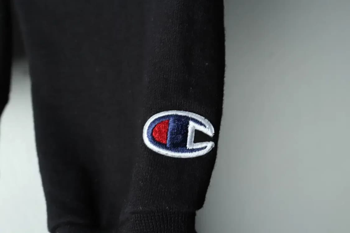 (XL) 챔피온 맨투맨 티셔츠 블랙 기모 올드스쿨-161A5 상품이미지5