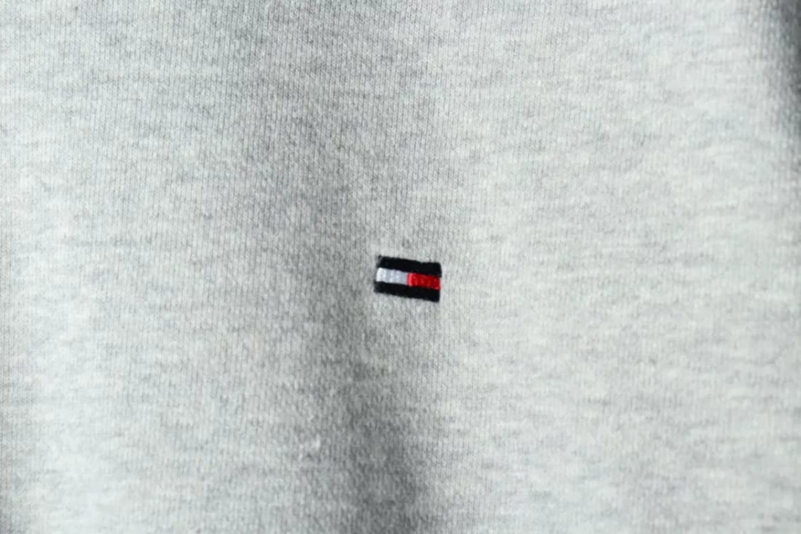 (M-L) 타미힐피거 맨투맨 티셔츠 스몰로고 그레이 기본-161F8 상품이미지5