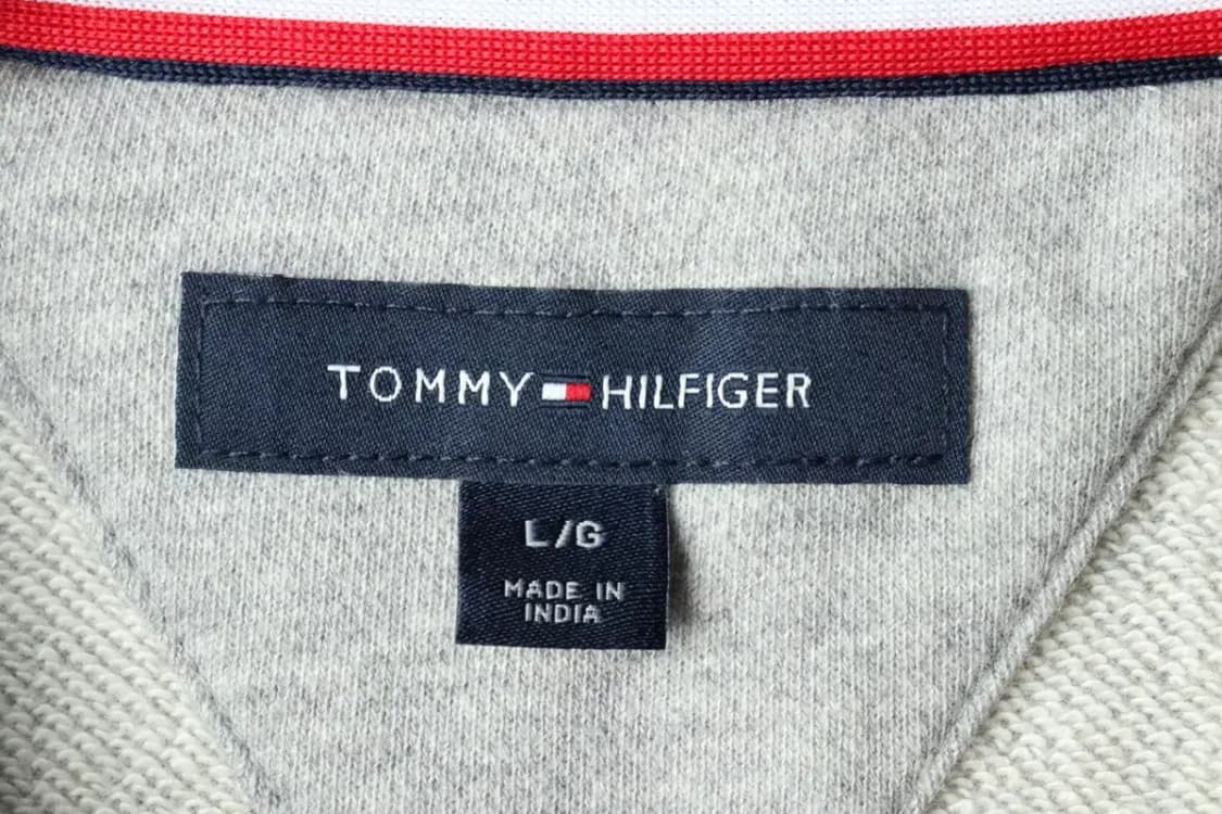 (M-L) 타미힐피거 맨투맨 티셔츠 스몰로고 그레이 기본-161F8 상품이미지6