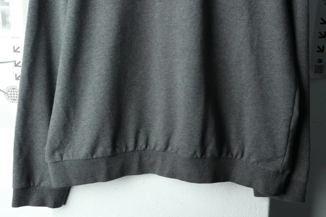 (2XL) 아디다스 맨투맨 티셔츠 빅사이즈 스몰로고 그레이-161FC 상품이미지4