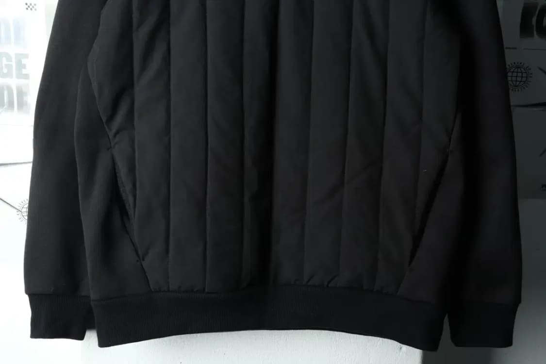 (XL) 카파 집업 바람막이 점퍼자켓 패디드 누빔 기모 블랙-161FE 상품이미지4