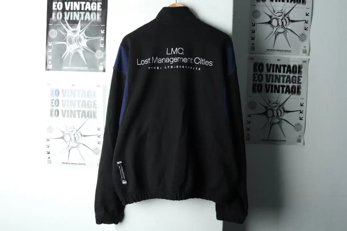 (L-XL) 엘엠씨 집업 바람막이 점퍼자켓 헤비 블랙 스트릿-161FF 상품이미지7