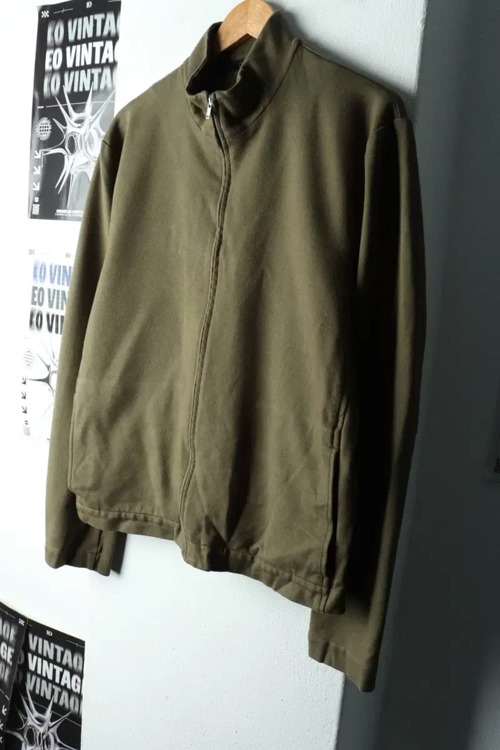 (L-XL) 코스 집업 바람막이 점퍼자켓 블루종 카키 해링턴-16200 상품이미지1