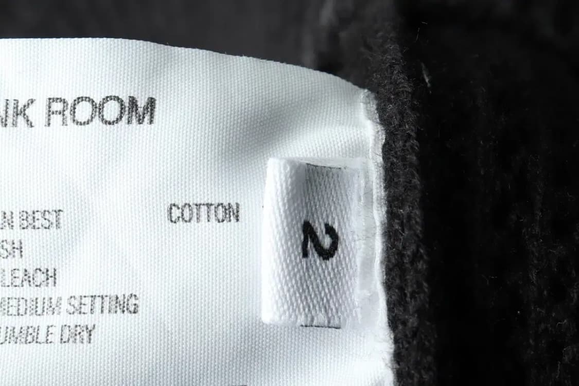 (XL) 블랭크룸 니트 가디건 블랙 매쉬 놈코어 블랙웨어-16203 상품이미지6