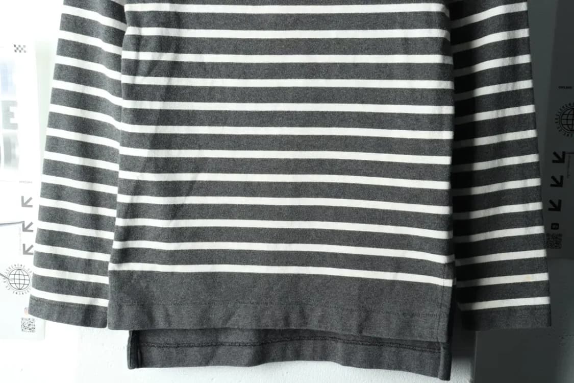 W(S) 럭키슈에뜨 긴팔티셔츠 스트라이프 그레이-16204 상품이미지4