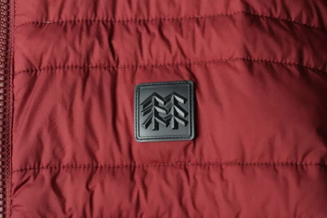 (M-L) 코오롱스포츠 패딩 점퍼자켓 덕다운 경량 버건디-16206 상품이미지5