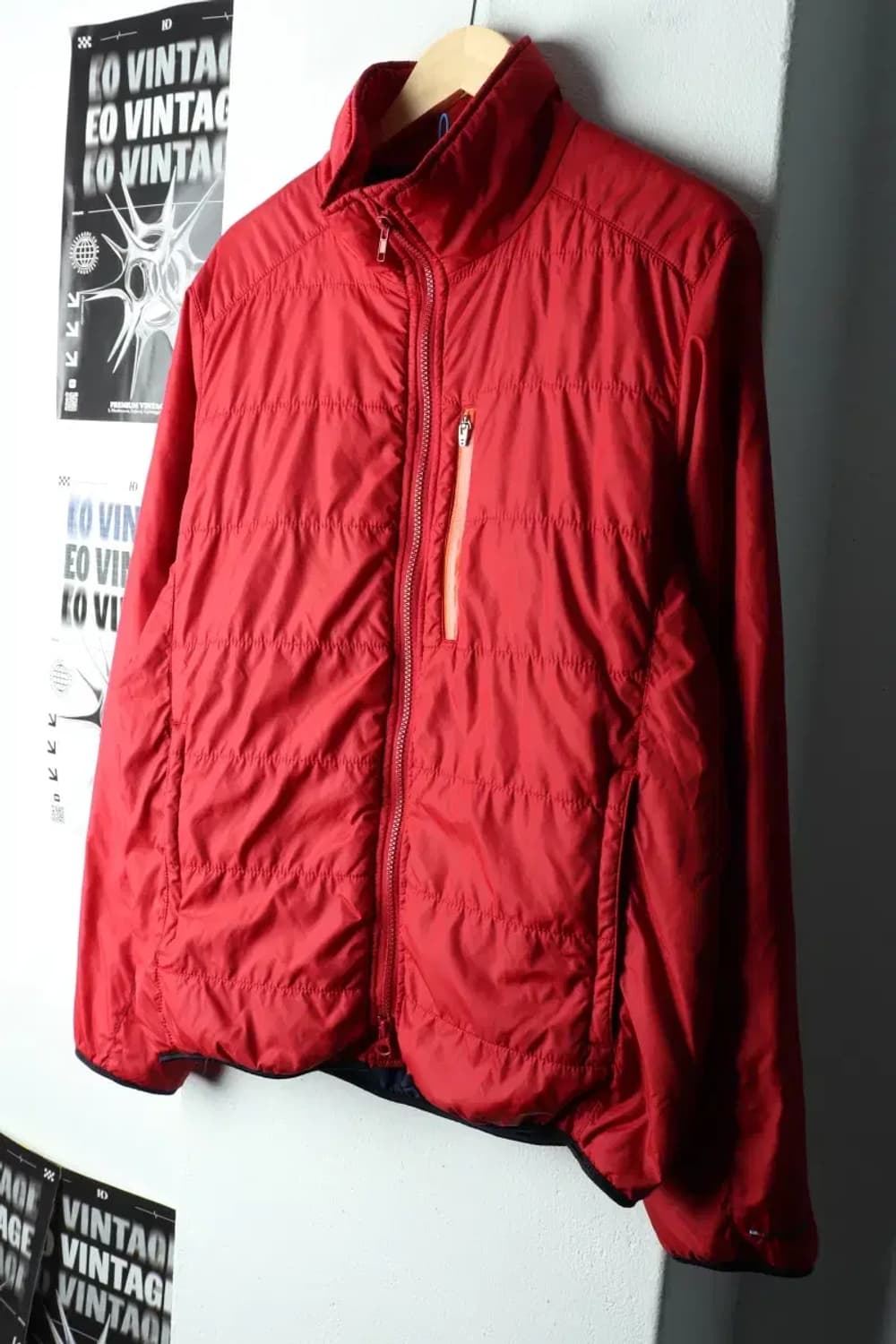 (M-L) 타미힐피거 패딩 점퍼자켓 경량 레드-16207 상품이미지1