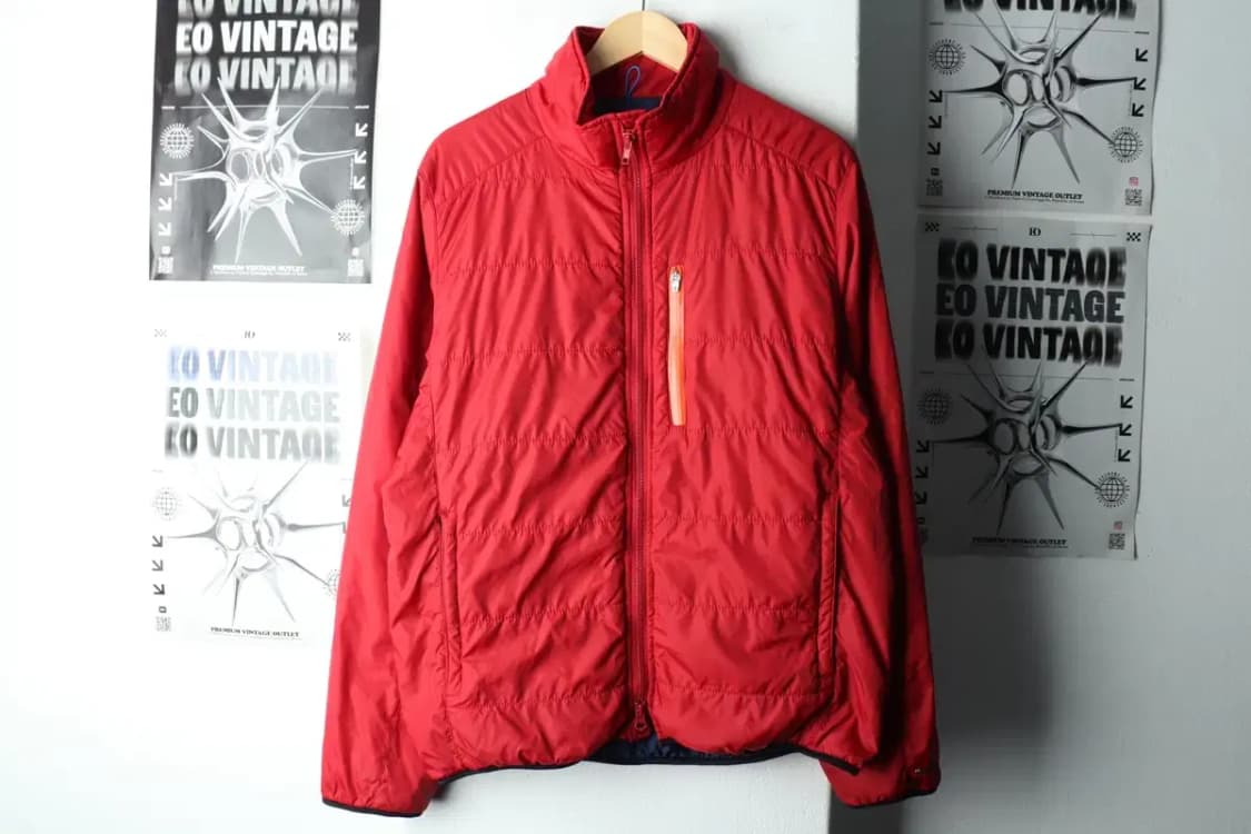 (M-L) 타미힐피거 패딩 점퍼자켓 경량 레드-16207 상품이미지2