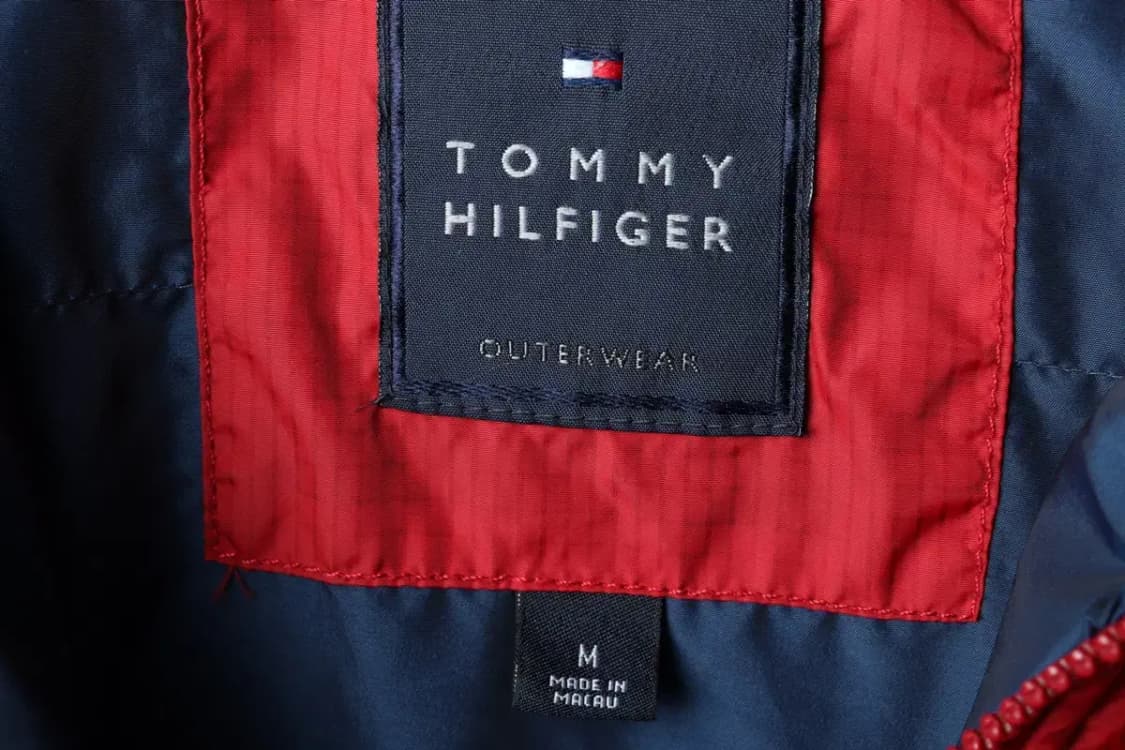 (M-L) 타미힐피거 패딩 점퍼자켓 경량 레드-16207 상품이미지7