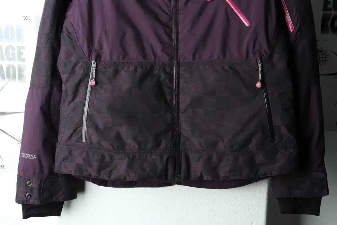 W(L) K2 케이투 패딩 점퍼자켓 경량 체크 퍼플-16208 상품이미지4