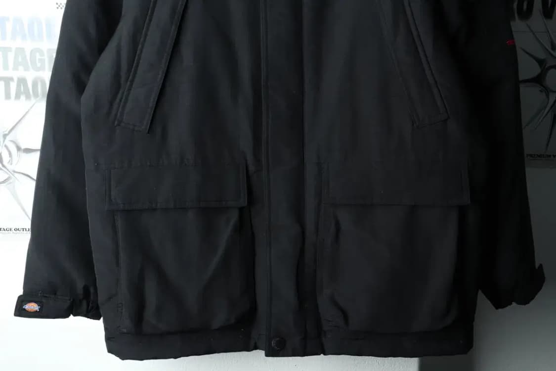 (M-L) 디키즈 패딩 점퍼자켓 테크웨어 덕다운 블랙-1620A 상품이미지4