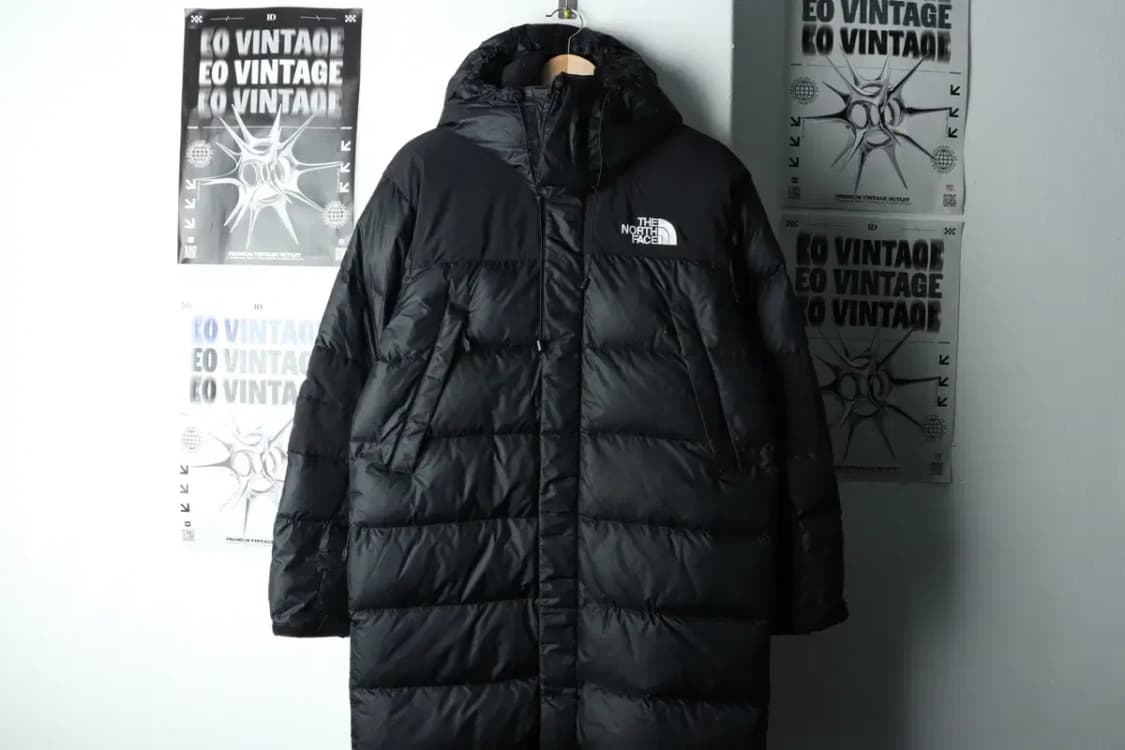 (M-L) 노스페이스 패딩 점퍼자켓 눕시 블랙 롱 구스다운-1620B 상품이미지2