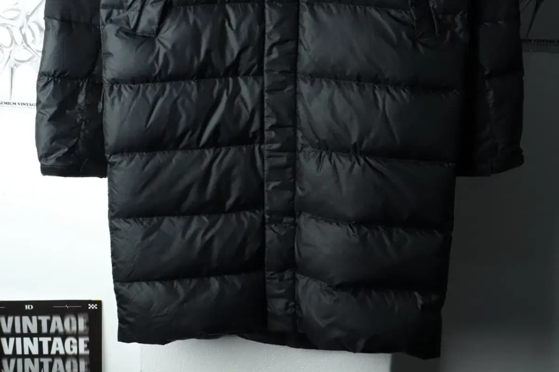 (M-L) 노스페이스 패딩 점퍼자켓 눕시 블랙 롱 구스다운-1620B 상품이미지4