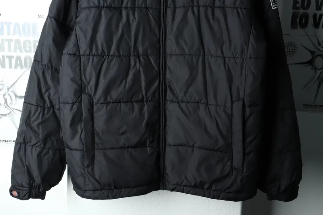 (M-L) 디키즈 패딩 점퍼자켓 경량 블랙 올드스쿨-1620C 상품이미지4