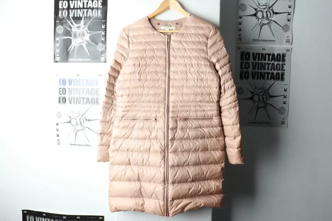 W(L) 손정완 패딩 점퍼자켓 핑크 경량 덕다운 롱-1620E 상품이미지2