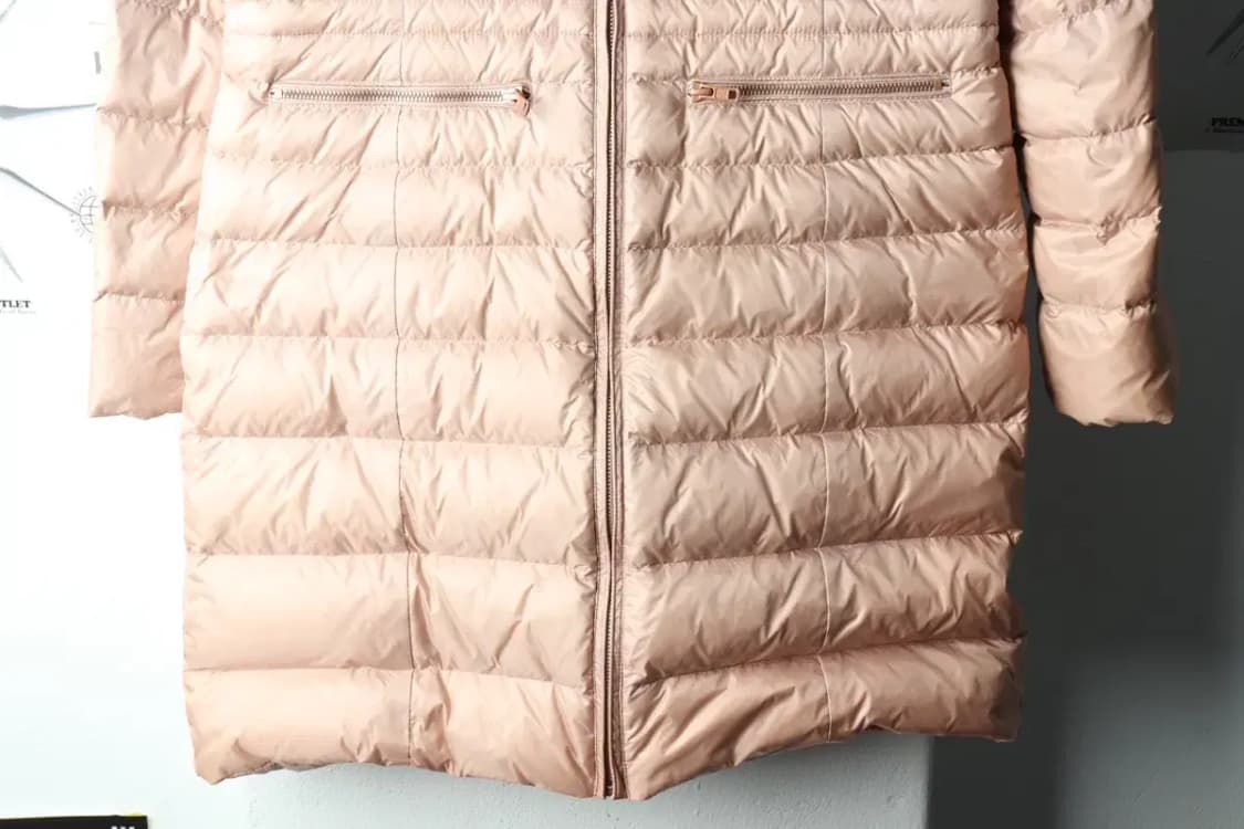 W(L) 손정완 패딩 점퍼자켓 핑크 경량 덕다운 롱-1620E 상품이미지4