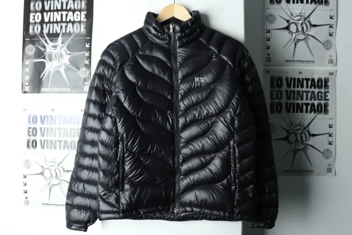 W(XL) K2 케이투 패딩 점퍼자켓 구스다운 경량 블랙-1620F 상품이미지2