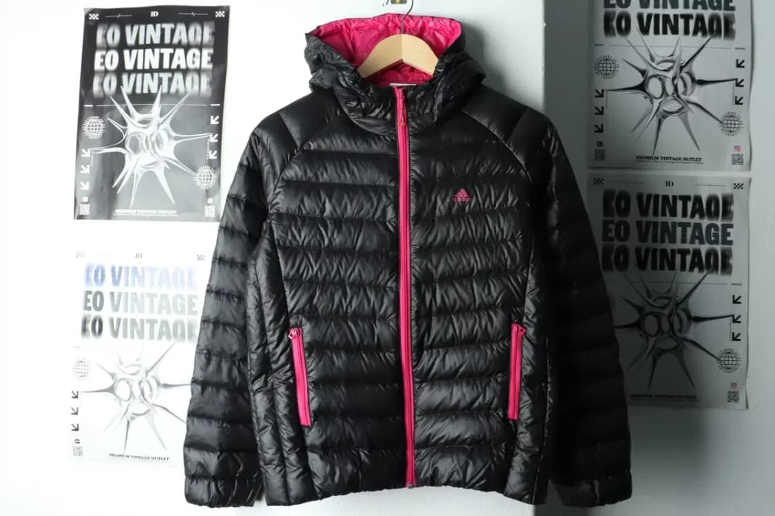 W(M) 아디다스 패딩 점퍼자켓 Y2K 트렌드 경량 블랙핑크-16213 상품이미지2