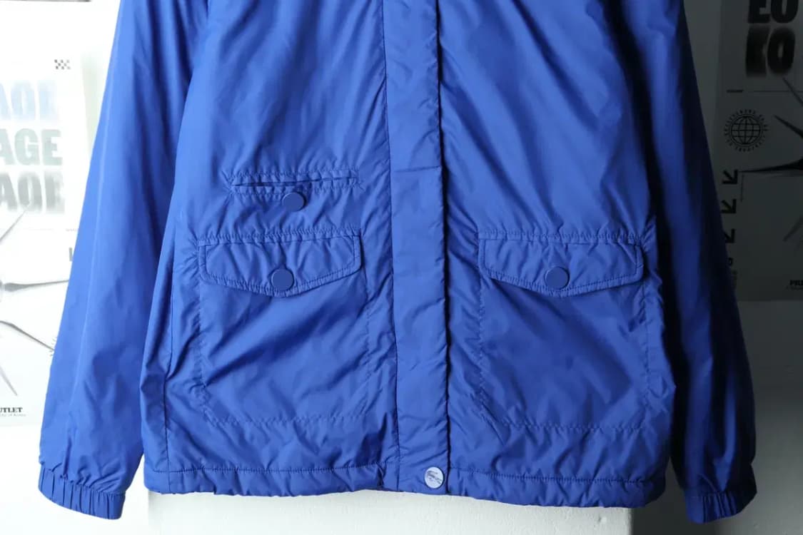 W(L-XL) 라코스테 패딩 점퍼자켓 경량 블루-16215 상품이미지4
